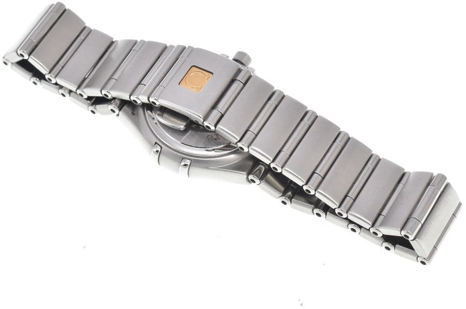 Omega Constellation Quartz Stainless Steel with Diamond Bezel and Markers 22
