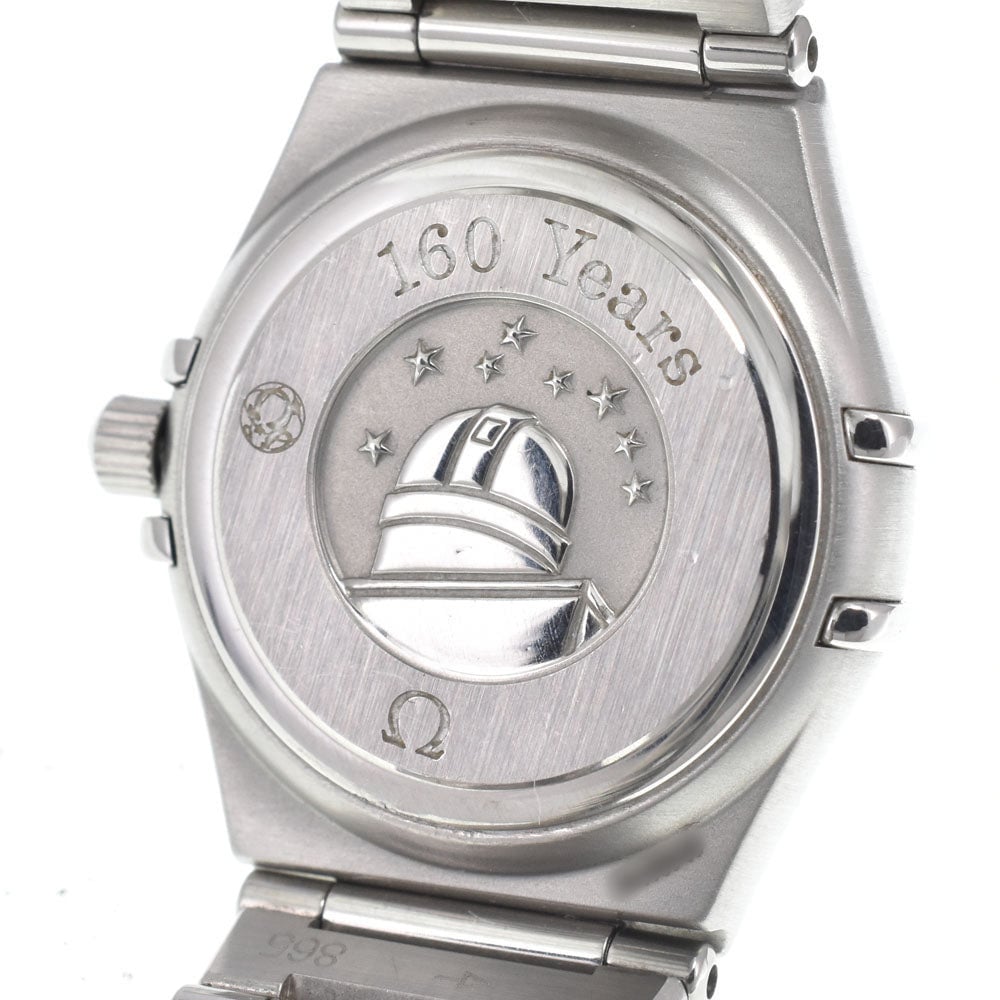 Omega Constellation Quartz Stainless Steel with Diamond Bezel and Markers 22