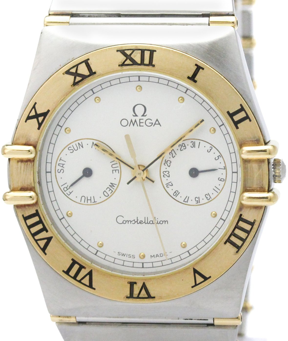 Omega Constellation Quartz Stainless Steel and Yellow Gold 33