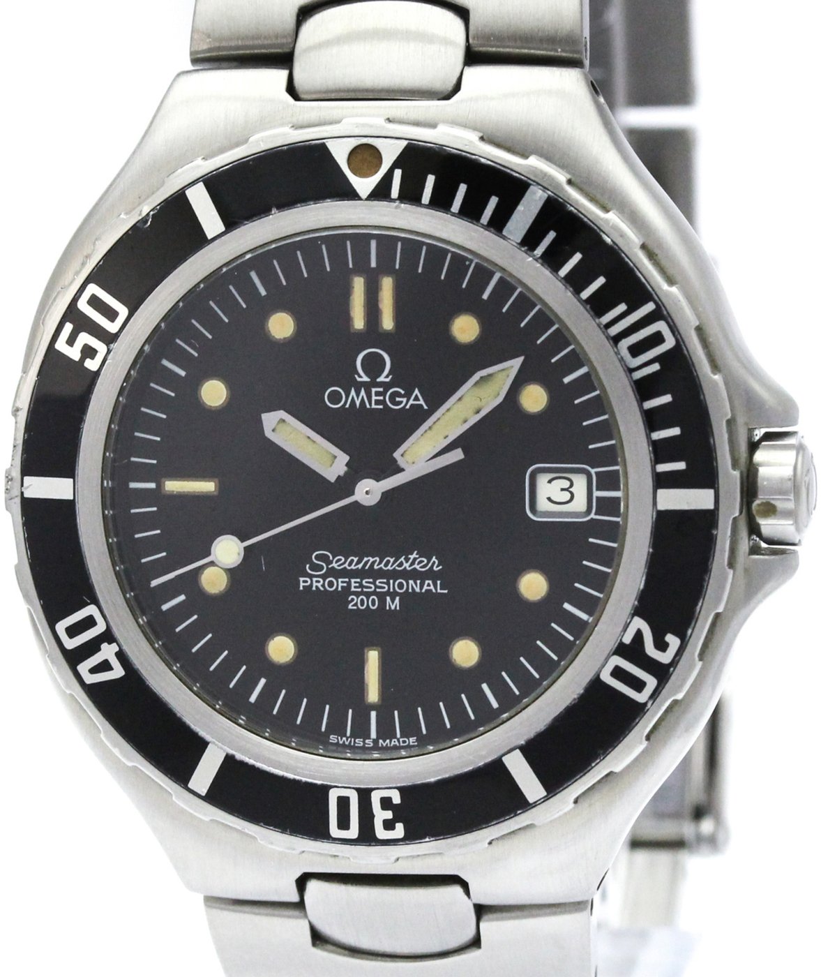 Omega Seamaster Professional 200 Pre Bond Chronometer Quartz Stainless Steel 36
