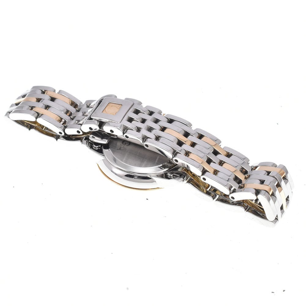 Omega De Ville Prestige Quartz Stainless Steel and Rose Gold with Diamond Markers 24