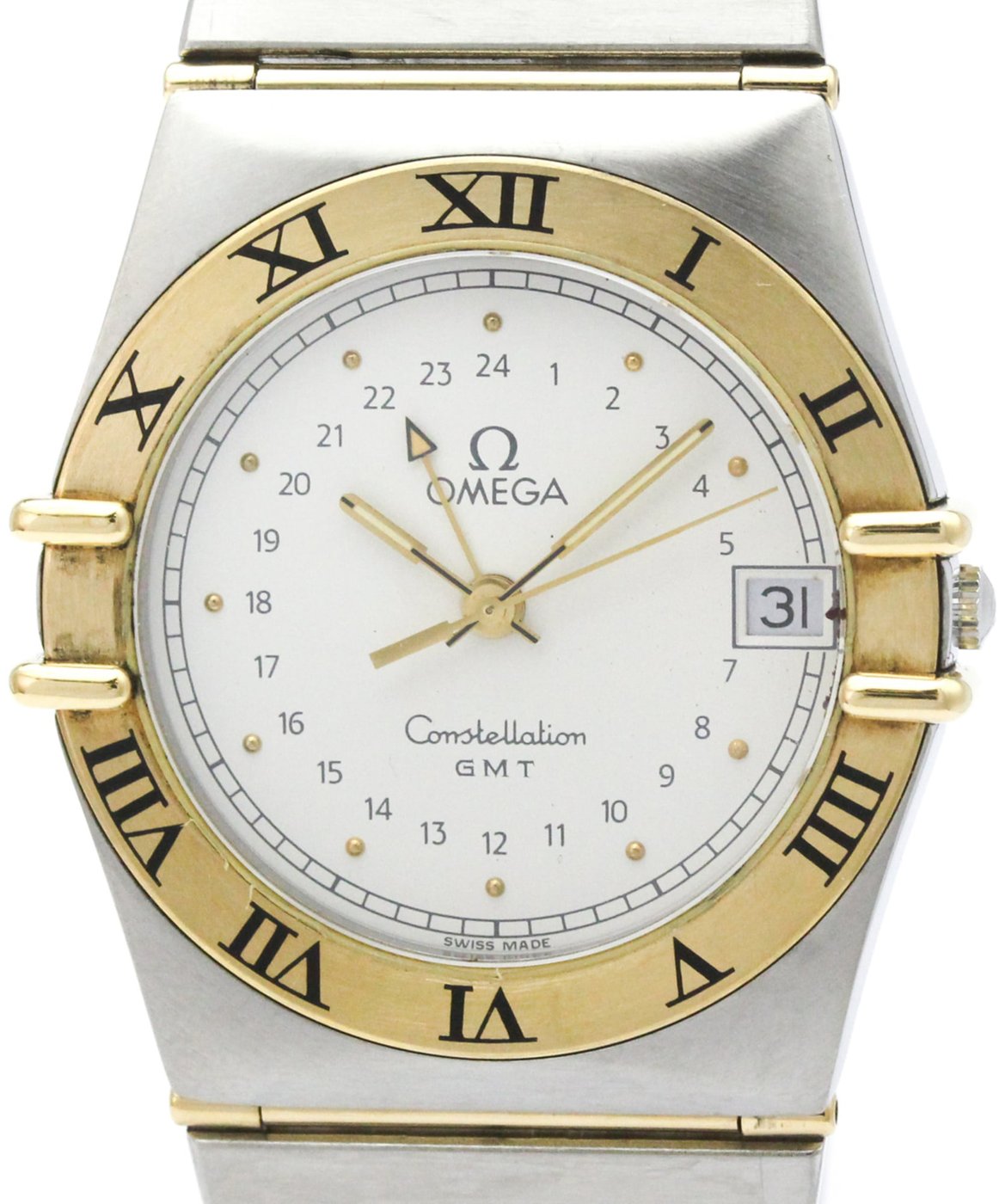 Omega Constellation GMT Stainless steel and Yellow gold (18K) 33