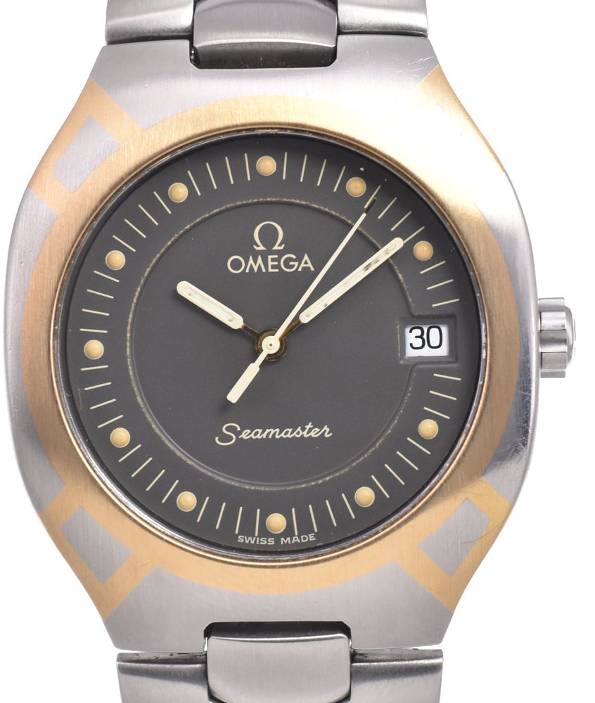 Omega Seamaster Polaris Quartz Stainless Steel with Plated Metal 32