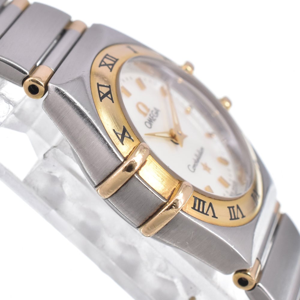 Omega Constellation Quartz Stainless Steel and Yellow Gold 22