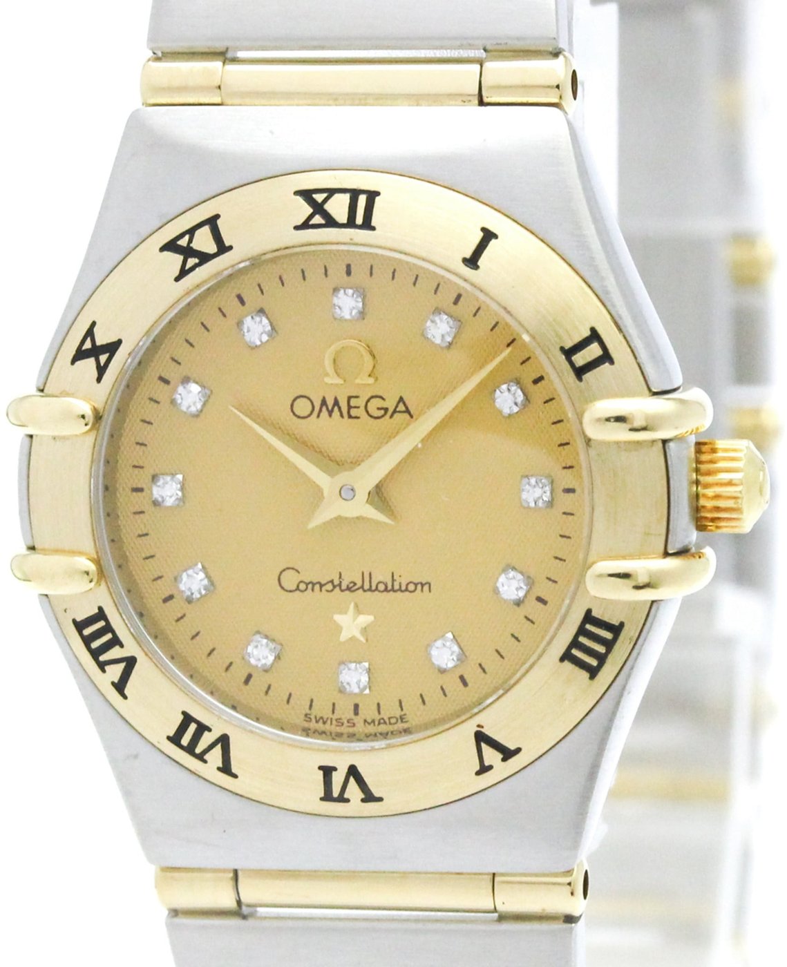 Omega Constellation Quartz Stainless Steel and Yellow Gold 22