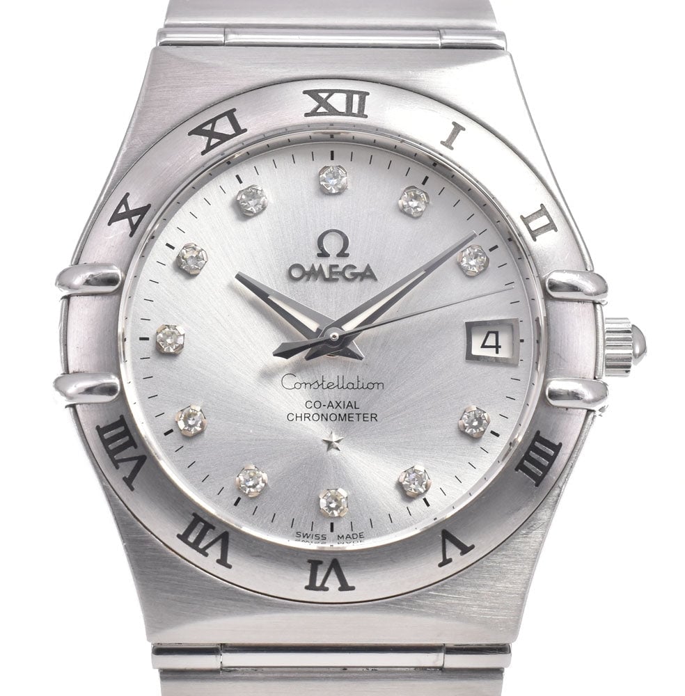 Omega Constellation Co-Axial Chronometer Automatic Stainless Steel with Diamond Markers 35