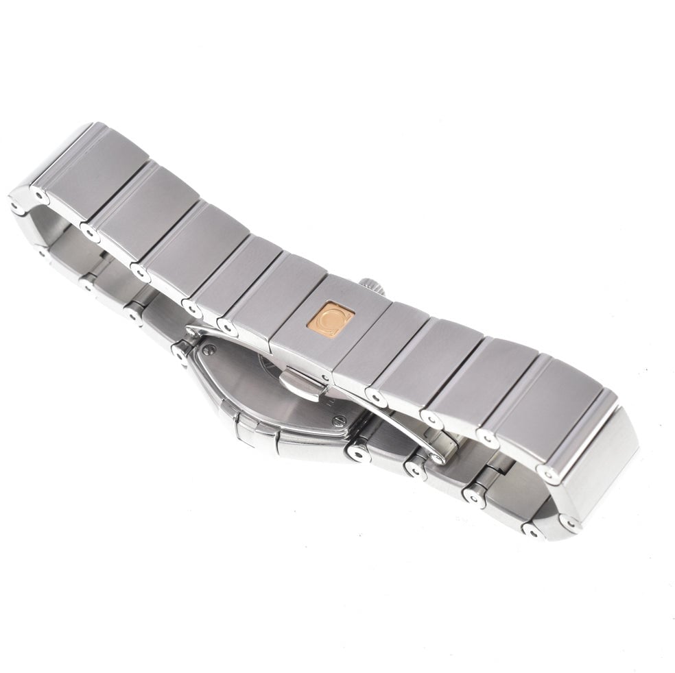 Omega Constellation Quartz Stainless Steel with Diamond Bezel and Markers 24