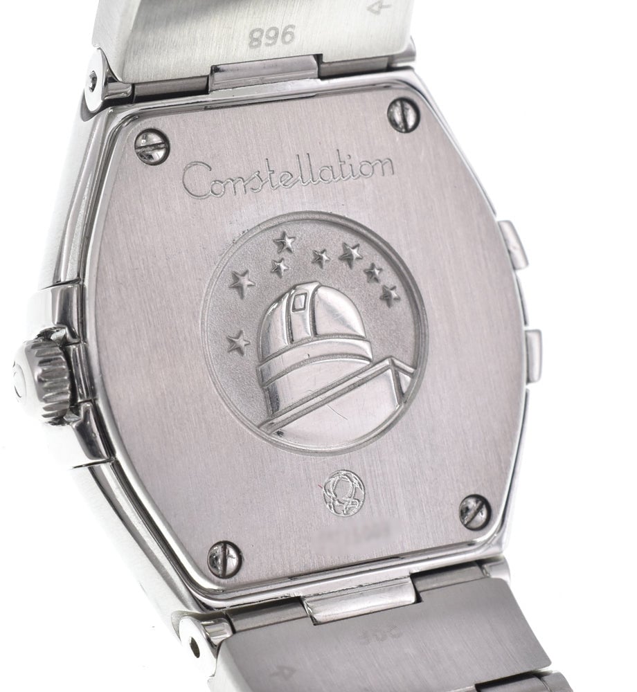 Omega Constellation Quartz Stainless Steel with Diamond Bezel and Markers 24