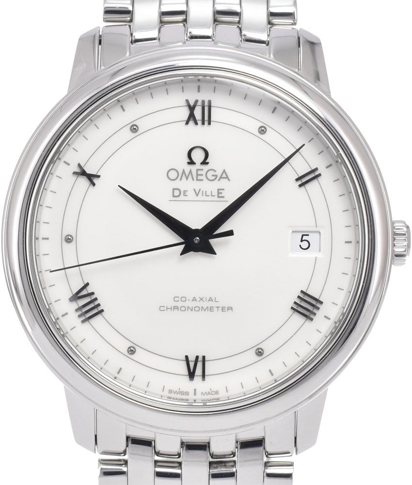 Omega De Ville Prestige Co-Axial Chronometer Automatic Stainless Steel and Mother of Pearl 32