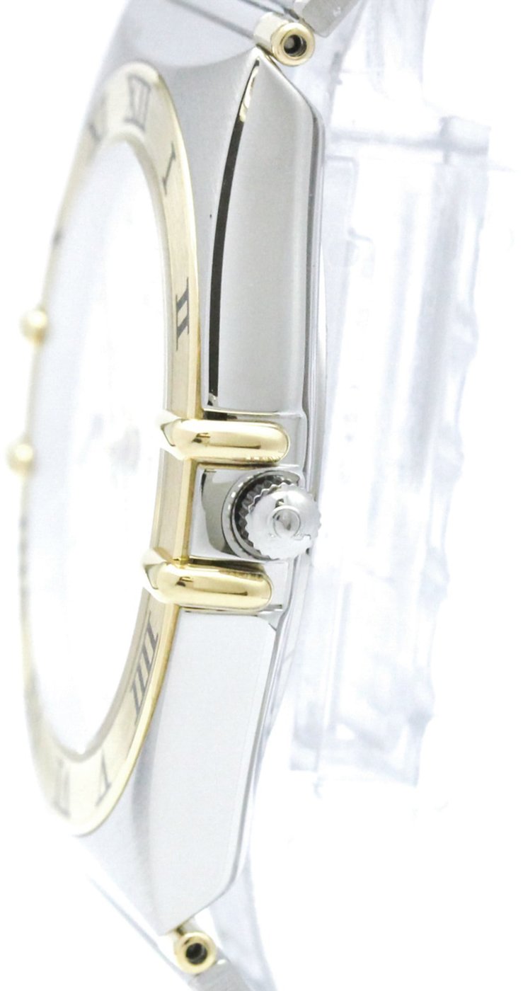 Omega Constellation Day Date Quartz Stainless Steel and Yellow Gold 33