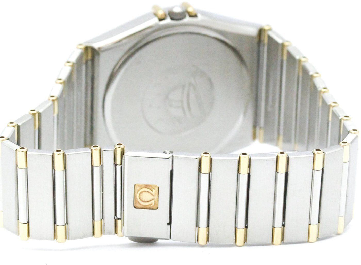 Omega Constellation Day Date Quartz Stainless Steel and Yellow Gold 33