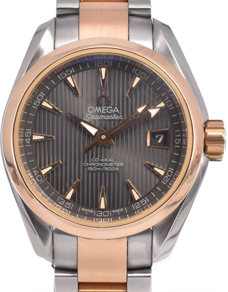 Omega Seamaster Aqua Terra 150M Co-Axial Chronometer Automatic Stainless Steel and Rose Gold 34