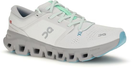 ON White Fabric Athletic Sneakers