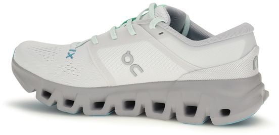 ON White Fabric Athletic Sneakers