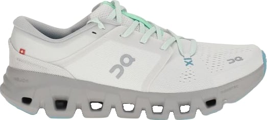 ON White Fabric Athletic Sneakers