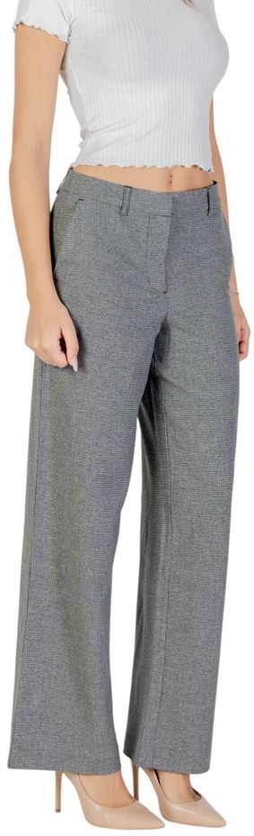 Only Gray Recycled Polyester Casual Pants