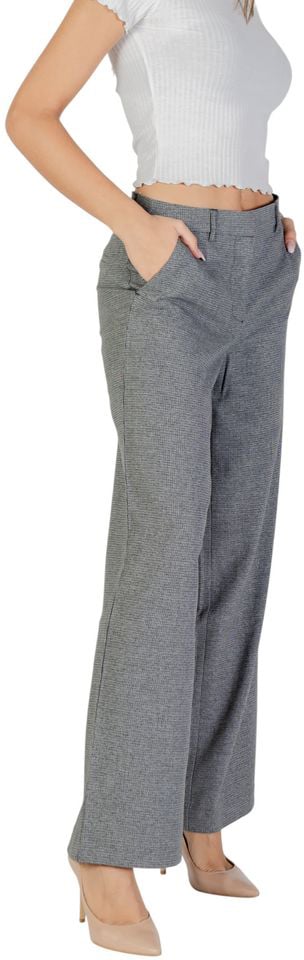 Only Gray Recycled Polyester Casual Pants