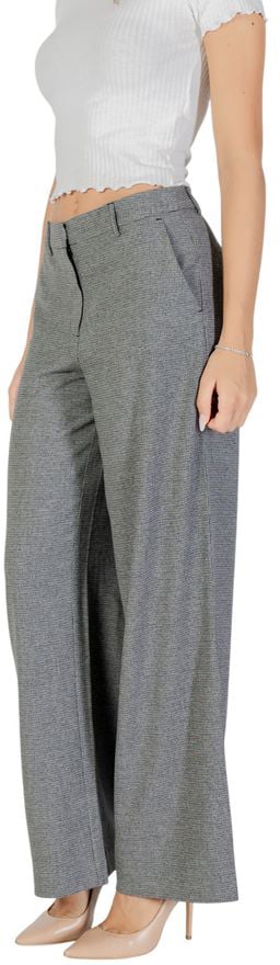 Only Gray Recycled Polyester Casual Pants