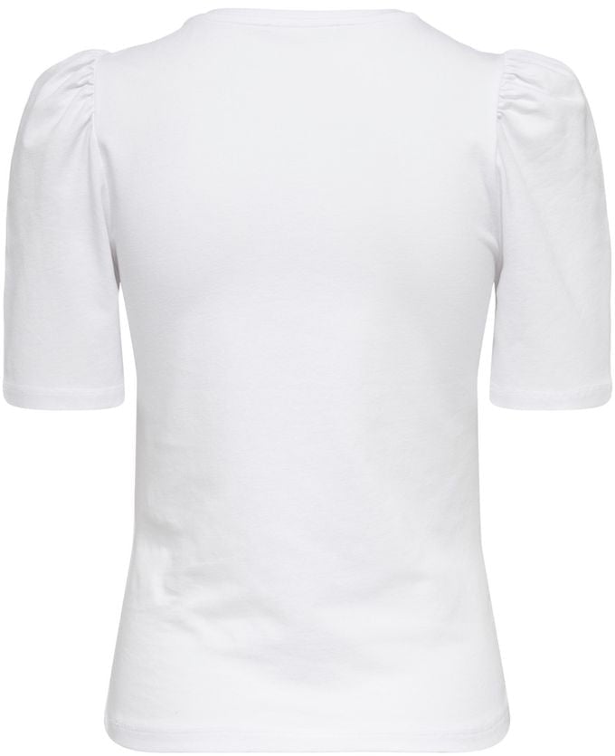 Only White Cotton T-Shirt