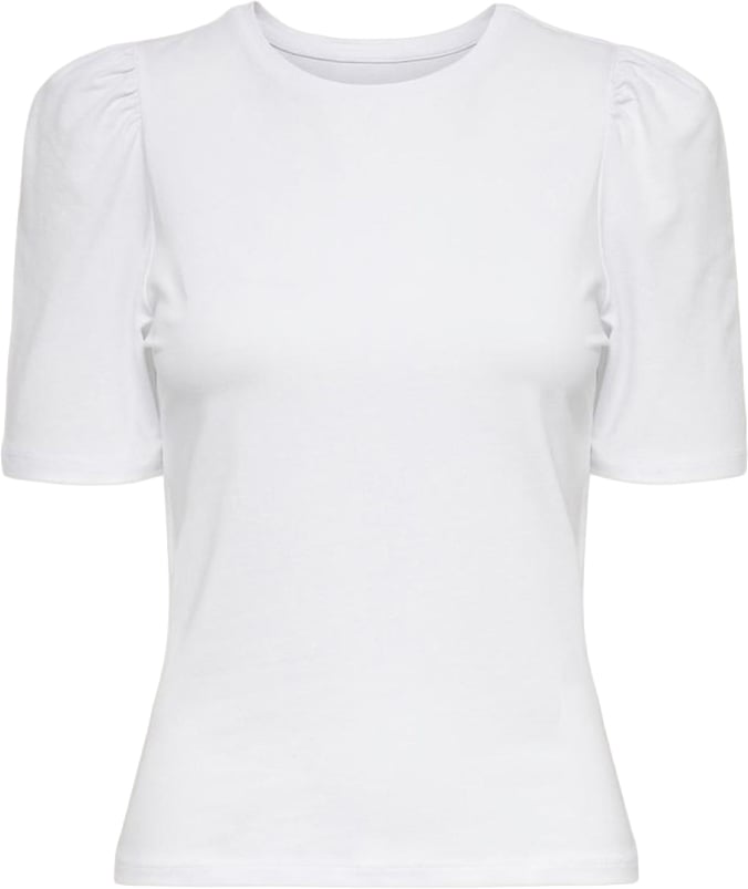 Only White Cotton T-Shirt
