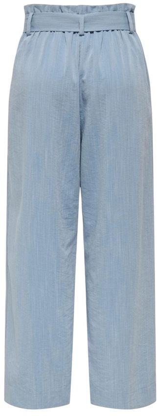 Only Blue Viscose Casual Pants