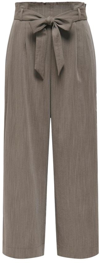 Only Beige Viscose Casual Pants