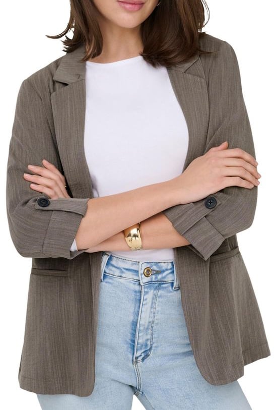 Only Beige Viscose Blazer