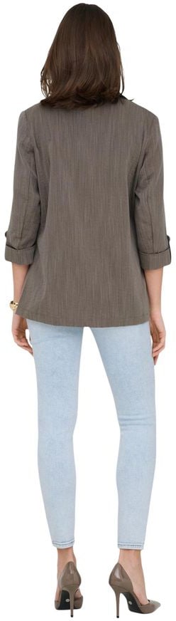 Only Beige Viscose Blazer