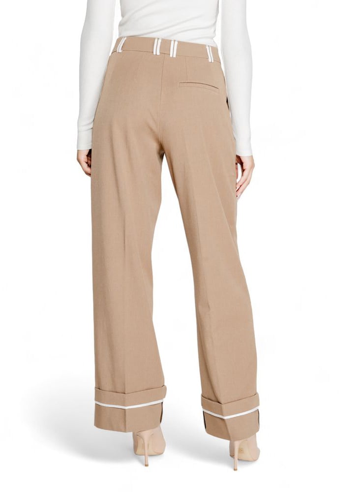 Only Brown Recycled Polyester Casual Pants
