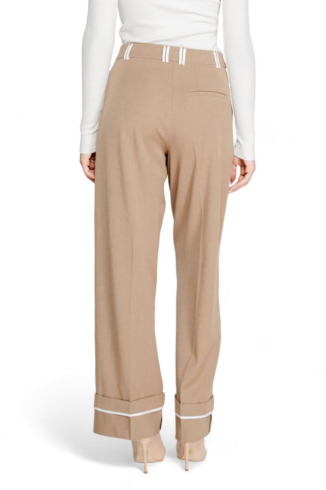 Only Brown Recycled Polyester Casual Pants