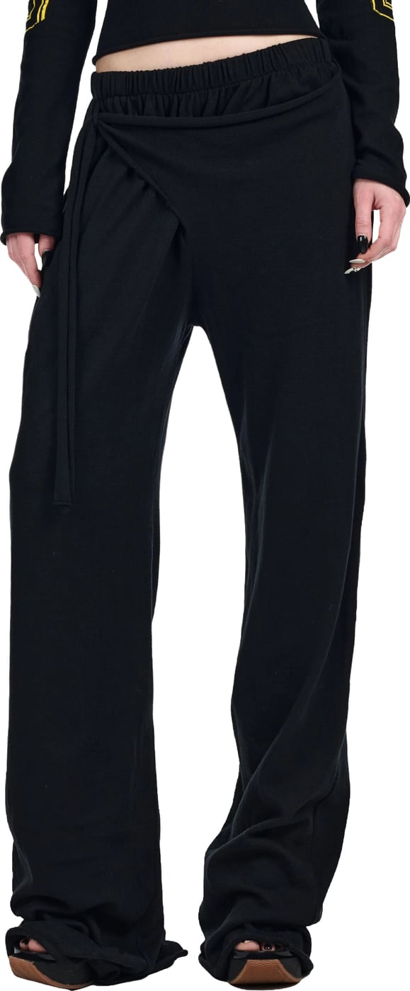 Jacquard wrap sweats sporty polo