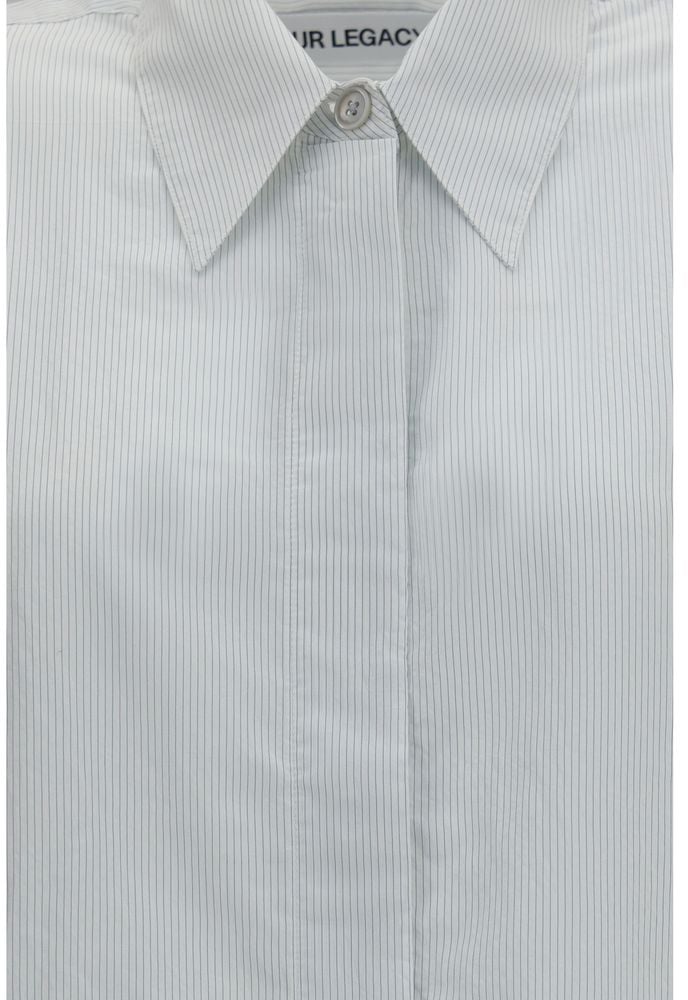 Our Legacy White Modal Pattern Shirt
