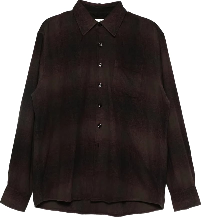 Above Shirt Cordial Dusk Check Grain Weave