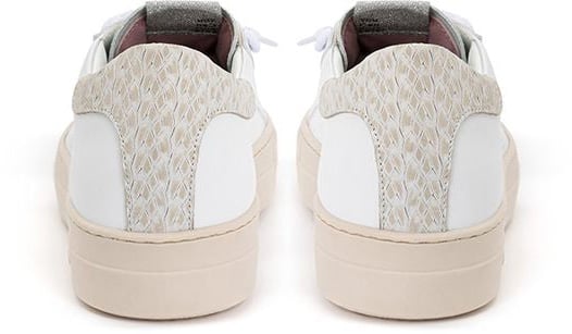 P448 White Leather Sneakers