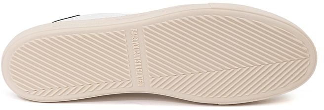 P448 White Leather Low Top Sneakers