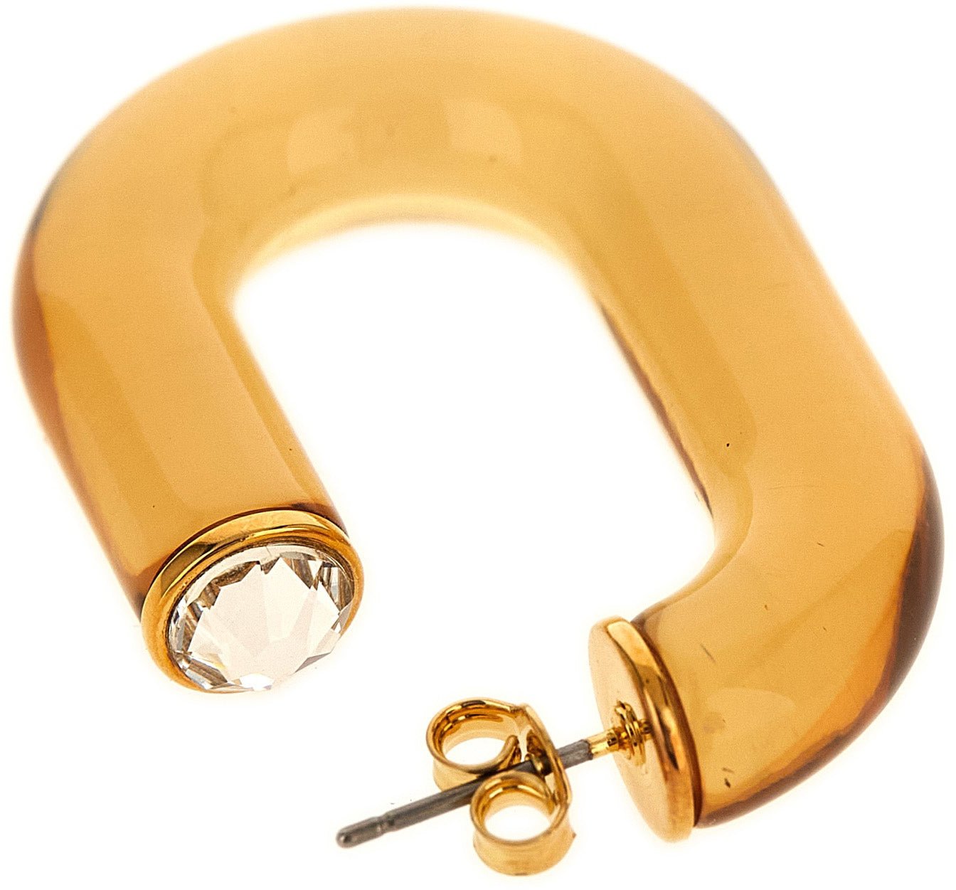 Paco Rabanne Gold Brass Earrings