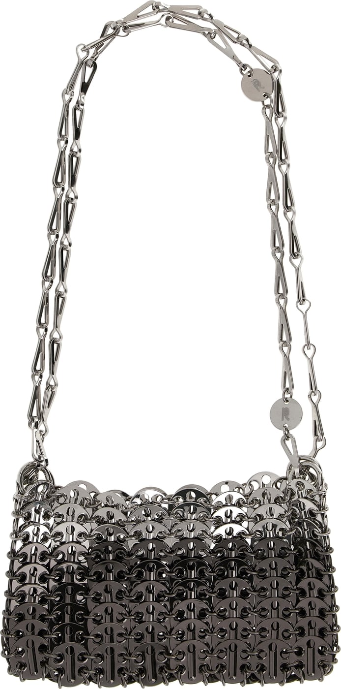 Paco Rabanne Silver Stainless Steel Shoulder Bag