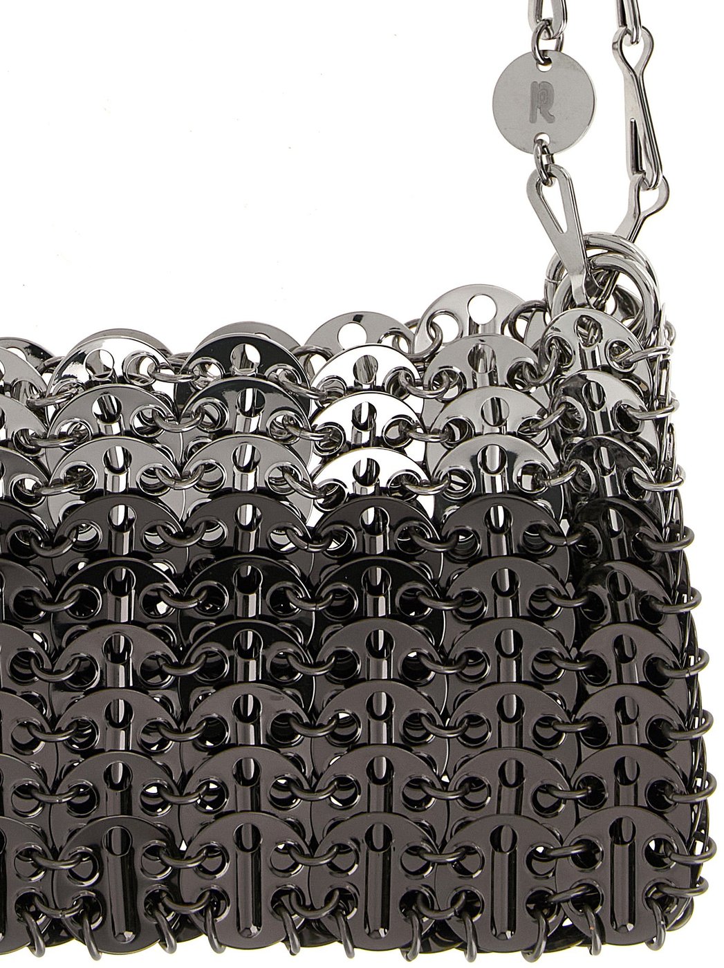 Paco Rabanne Silver Stainless Steel Shoulder Bag