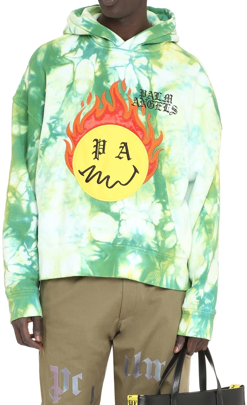 Palm Angels Hoodie Patch Sweatshirt