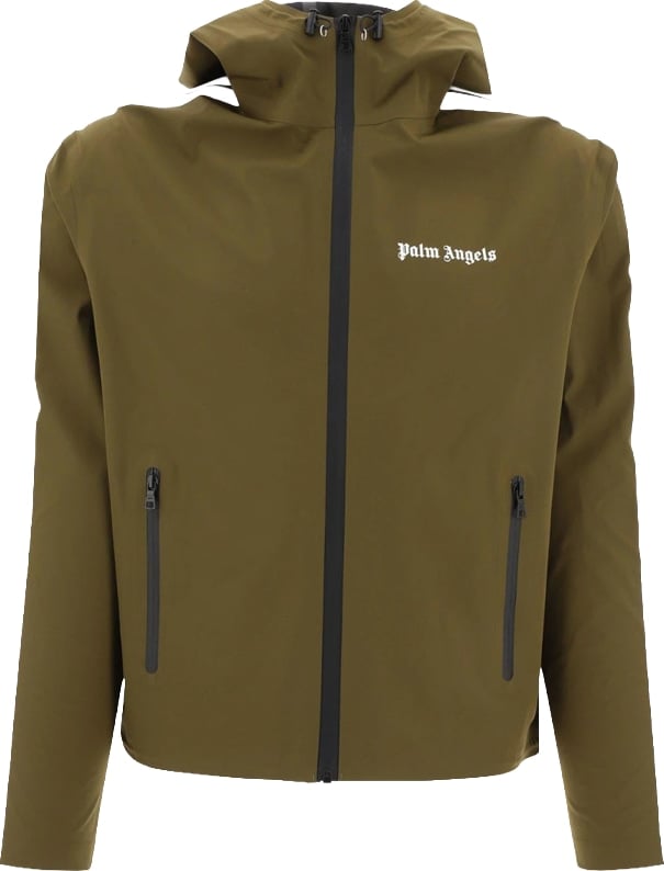 Palm Angels Green Waterproof Jacket Size L (ARCHIVE)
