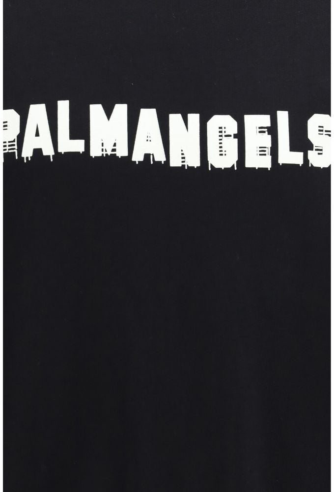 Palm Angels Black Cotton Sweatshirt