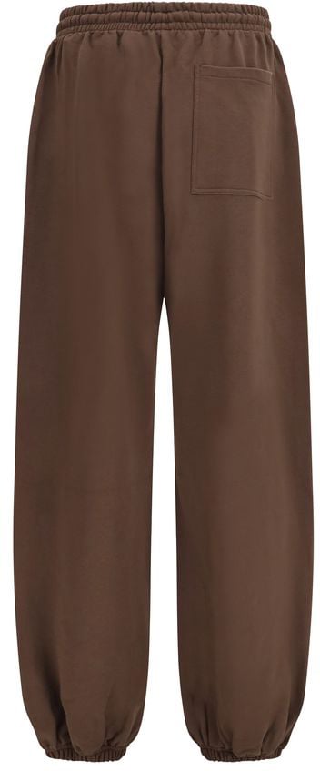 Palm Angels Brown Cotton Joggers (Workout Pants)