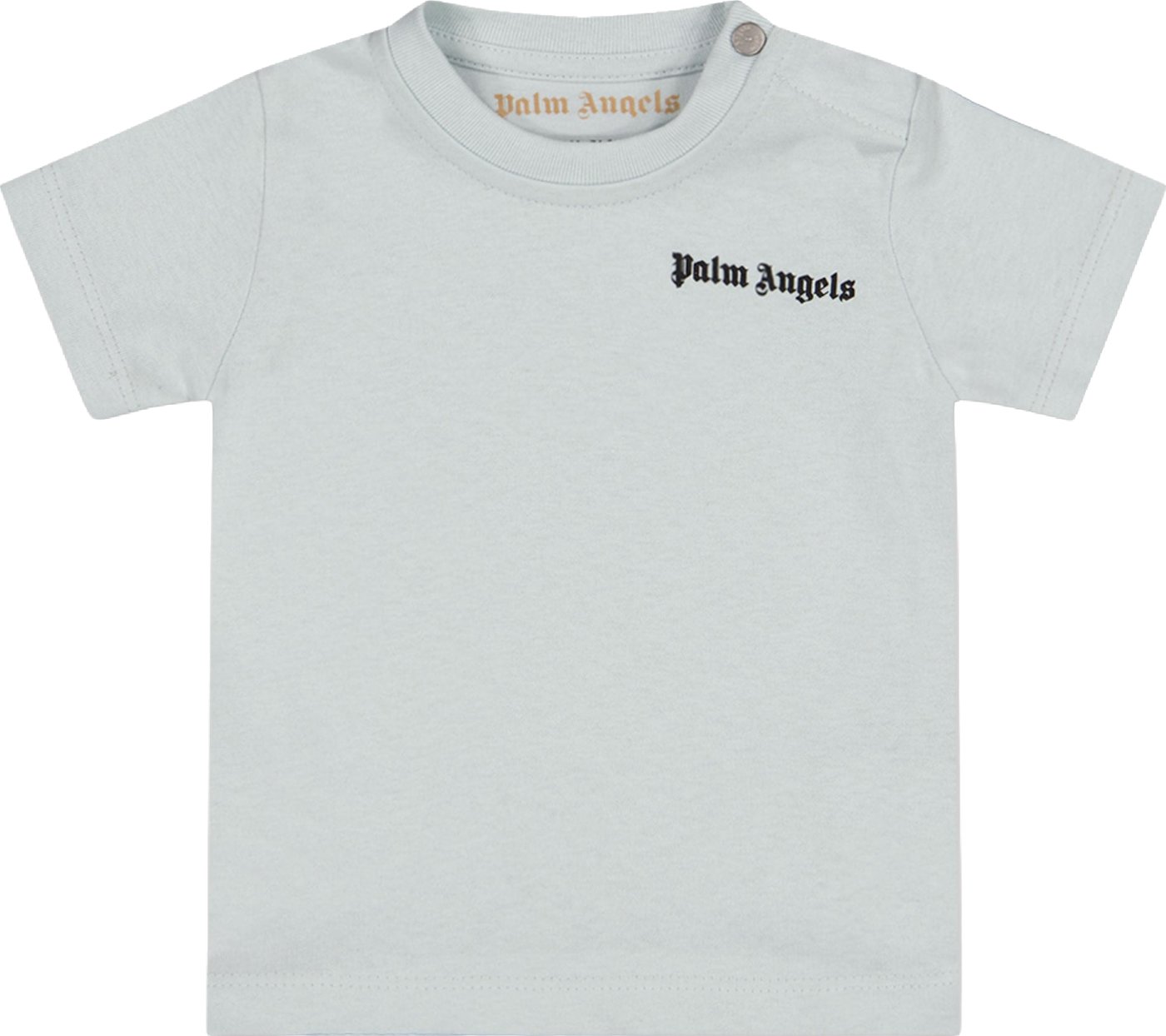 Palm Angels Baby Jongens T-Shirt In Licht Blauw