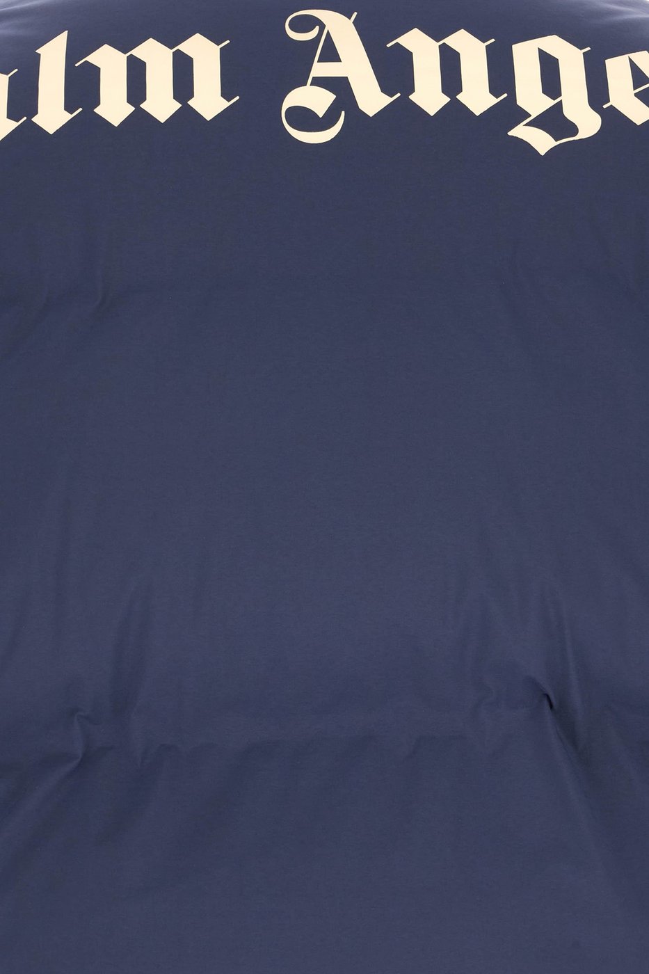 Palm Angels Blue stretch nylon padded jacket
