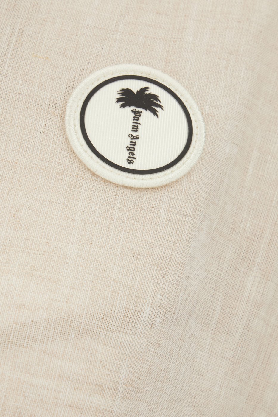 Palm Angels Cappuccino linen sweatshirt