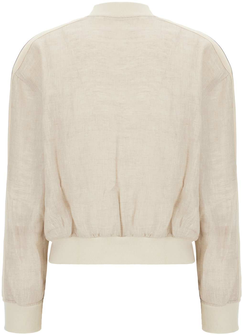 Palm Angels Cappuccino linen sweatshirt