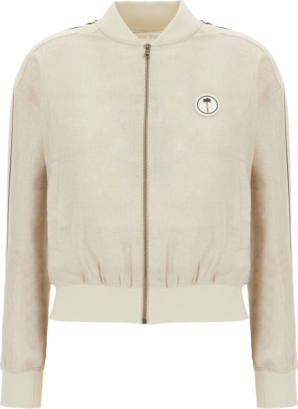 Palm Angels Cappuccino linen sweatshirt