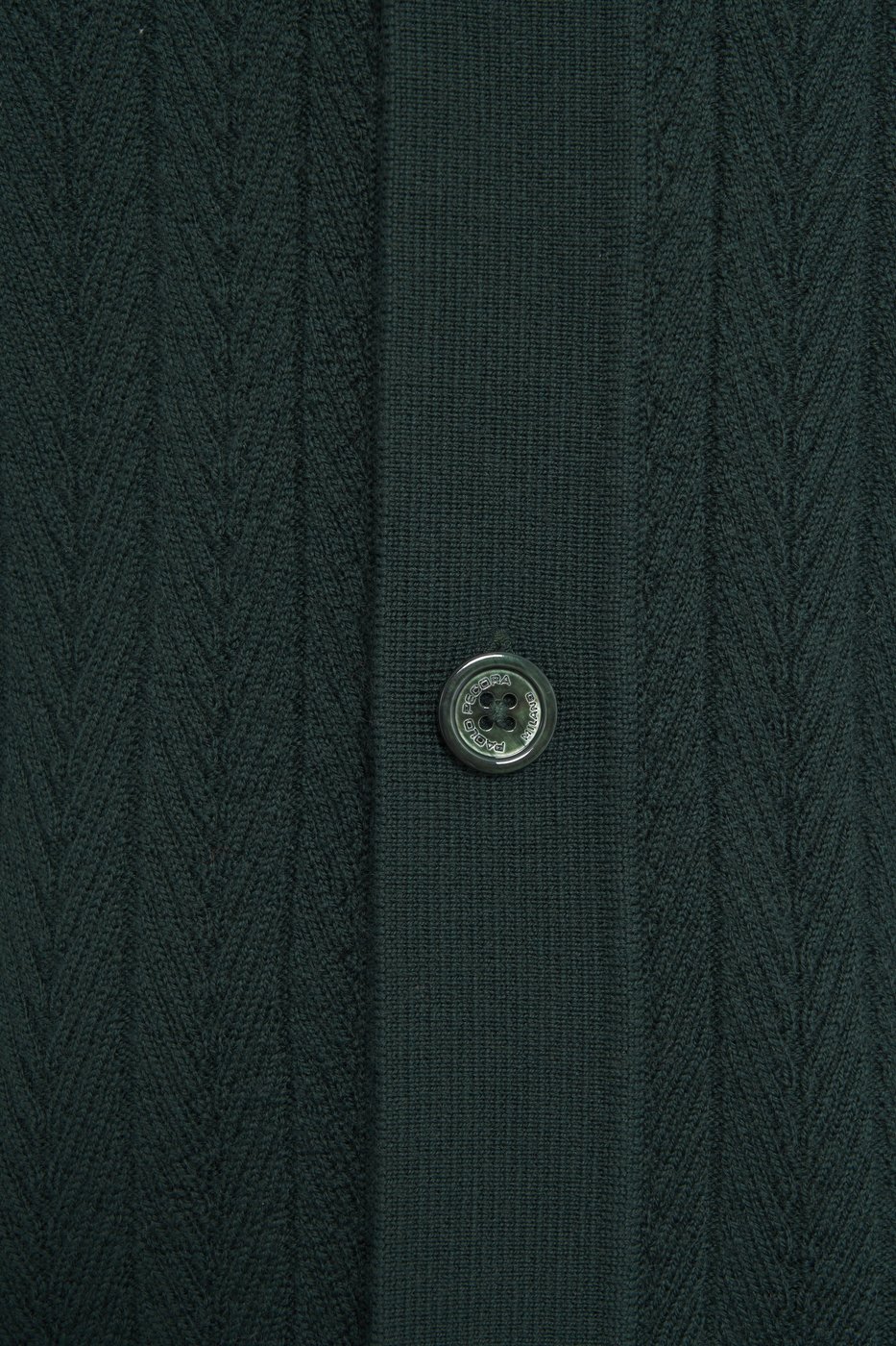 Cardigan with polo collar