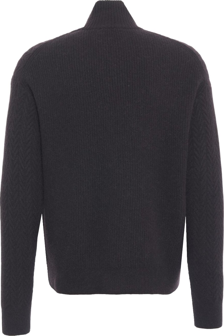 Cardigan with patch pockets