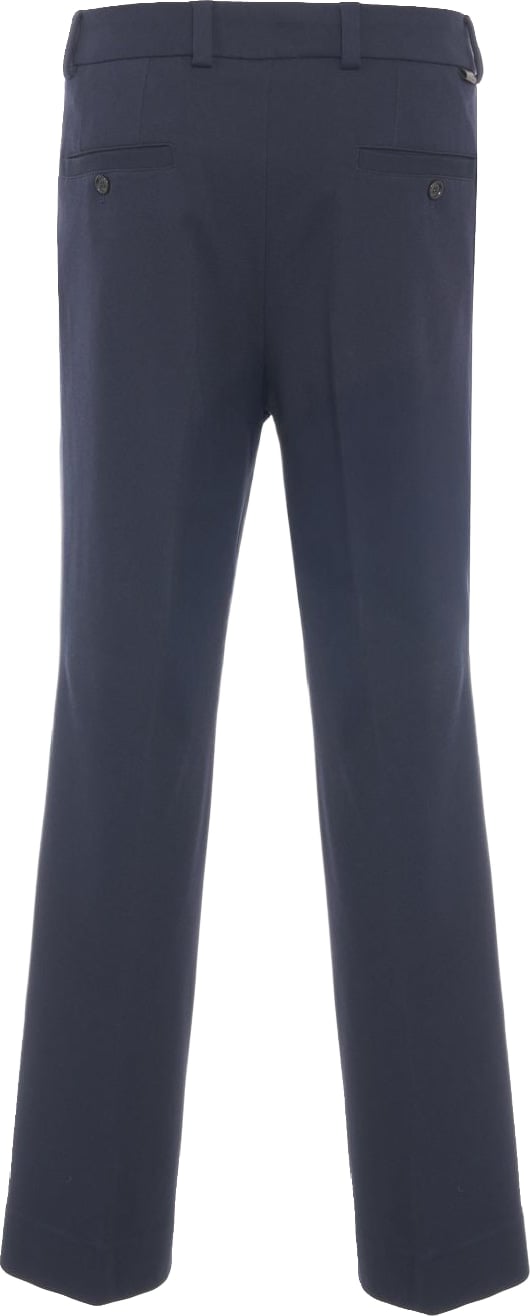 Pressed crease trousers